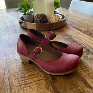 Dansko red MaryJane style